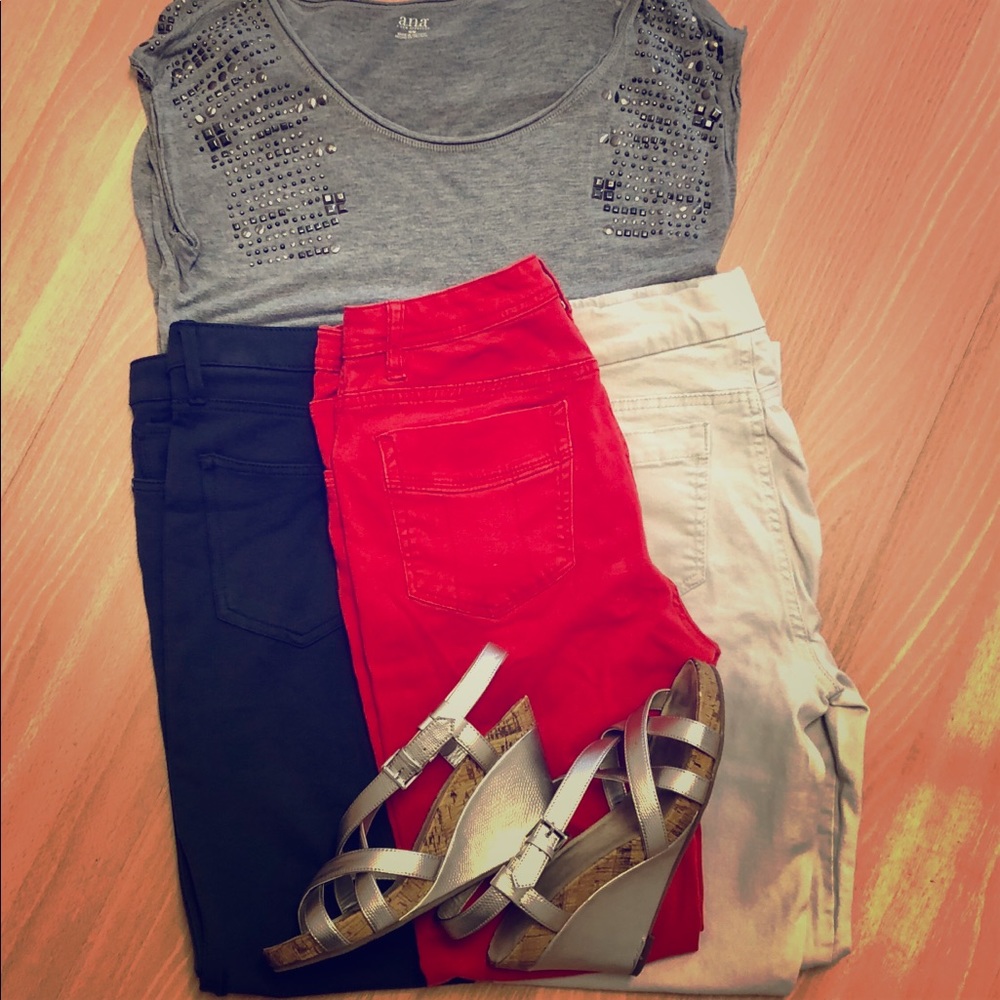 Bundle of THREE Size 6 Jeggings